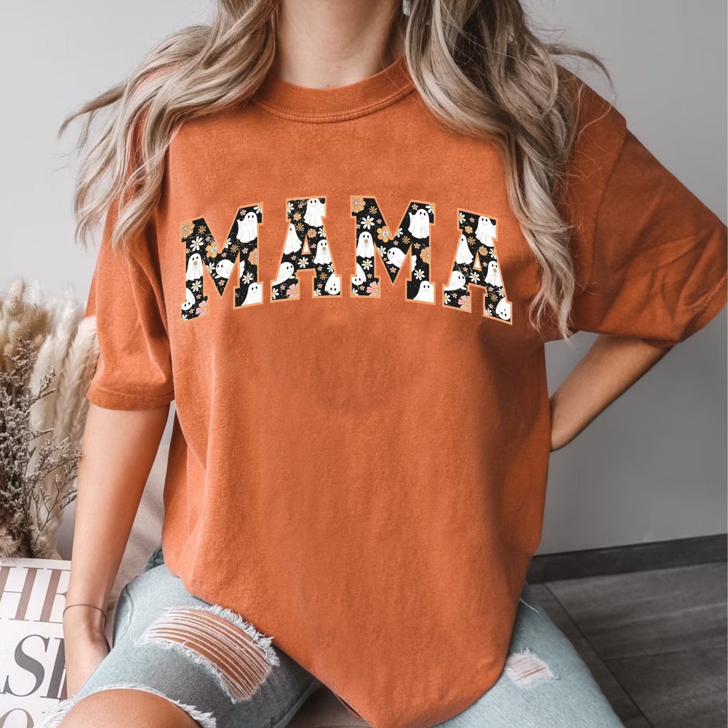 MAMA Ghost Tee - Comfort Colors