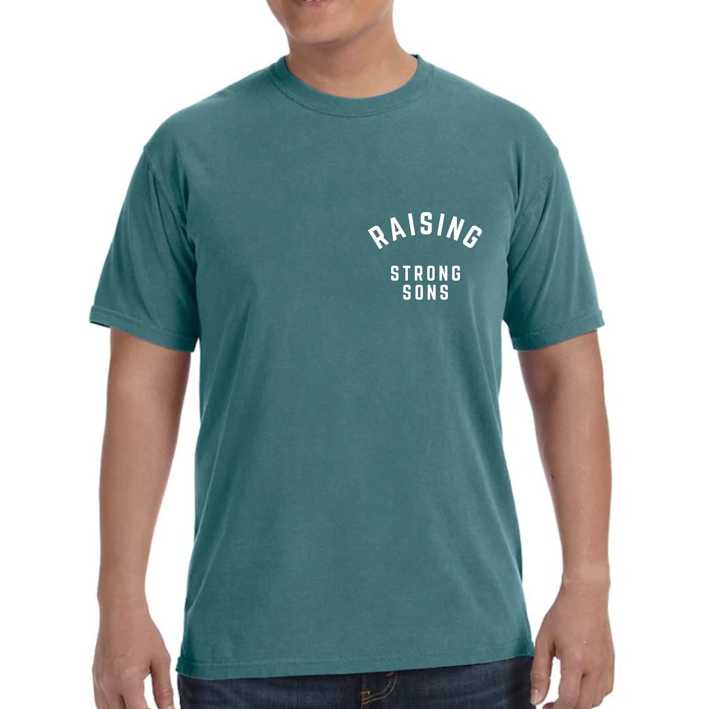 Raising Strong Kids | Raising Strong Daughters | Raising Strong Sons | Men’s Comfort Colors Shirt. Father’s Day Gift. New Dad Gift Birthday