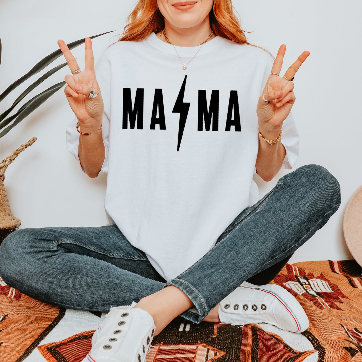 MAMA Bolt Comfort Colors Shirt