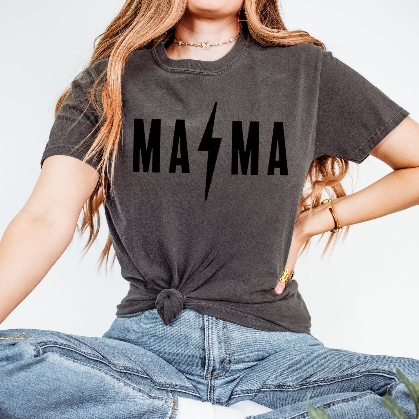 MAMA Bolt Comfort Colors Shirt