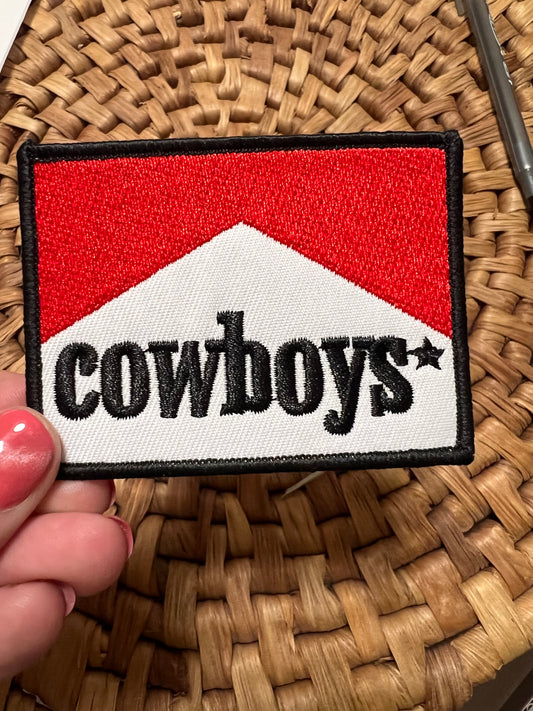 Cowboys* logo - iron on patch