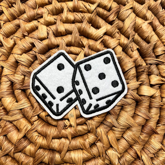 Dice Iron on Patch