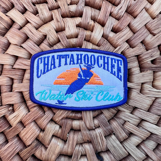 Chattahoochee Ski Club iron on patch