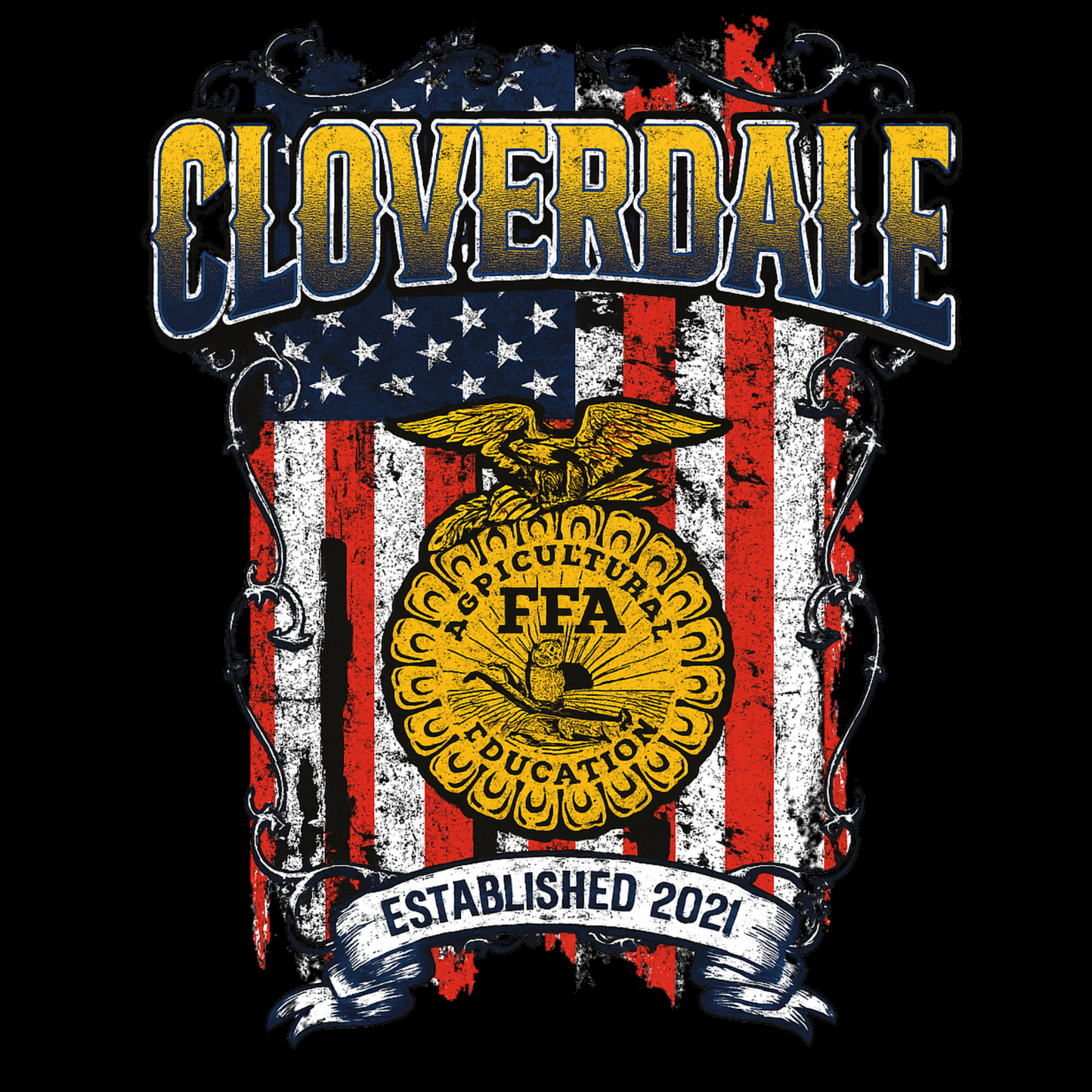 Cloverdale FFA Hoodie (Double Sided)