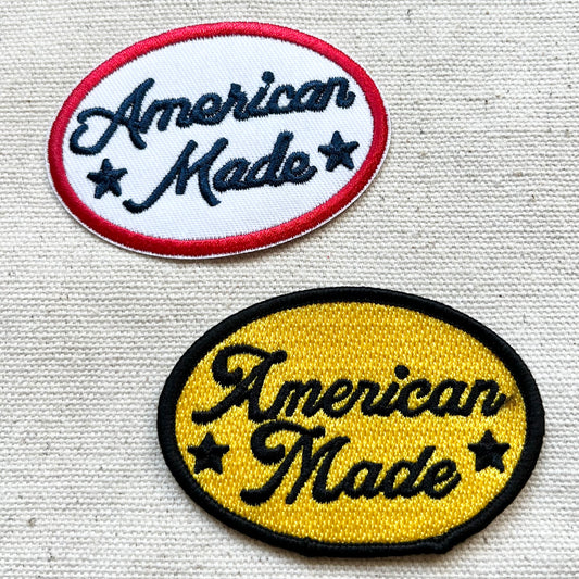 American Made Iron On Patch