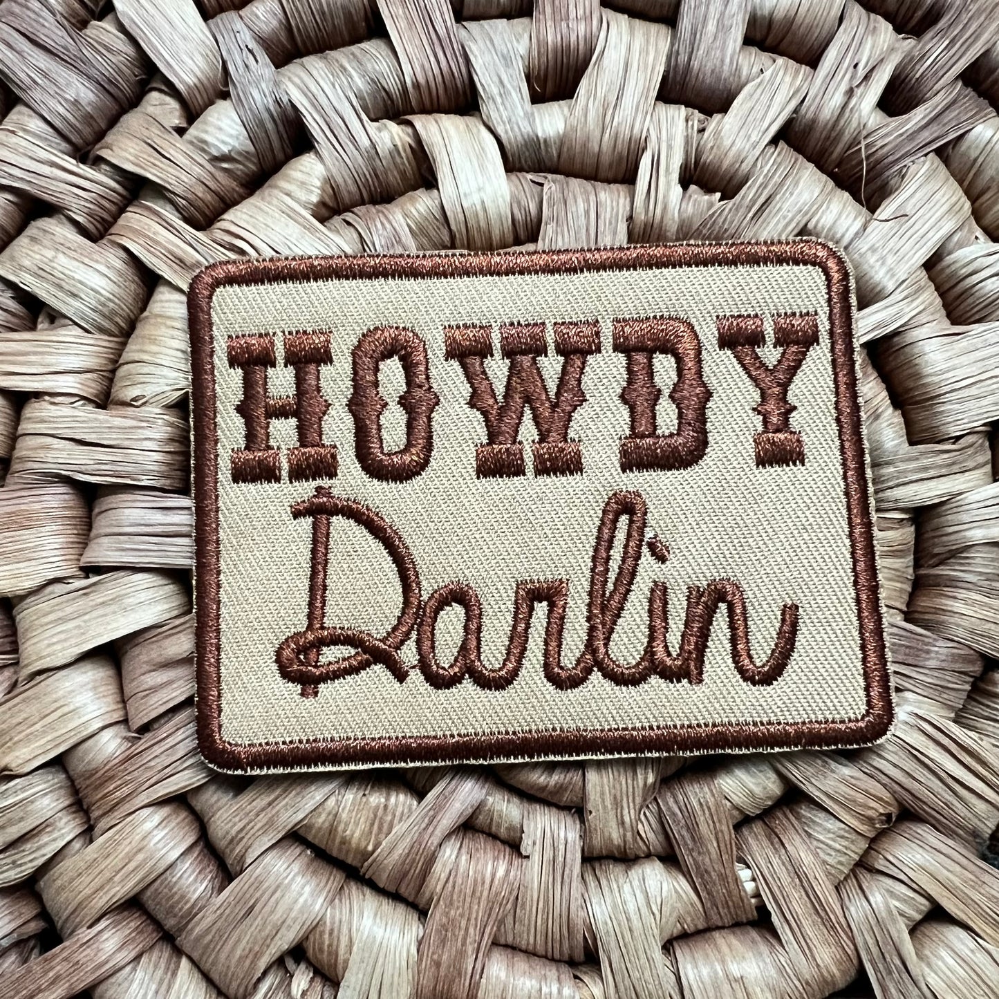 Howdy Darlin’ Iron On Patch