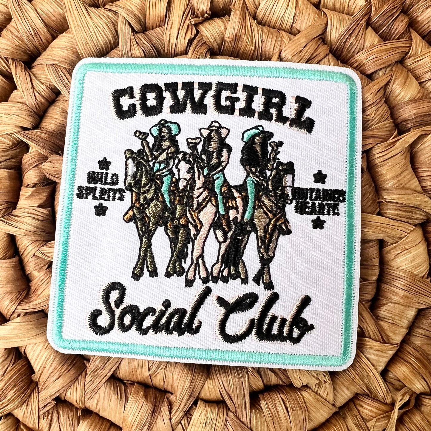 Cowgirl Social Club - Iron On Patch