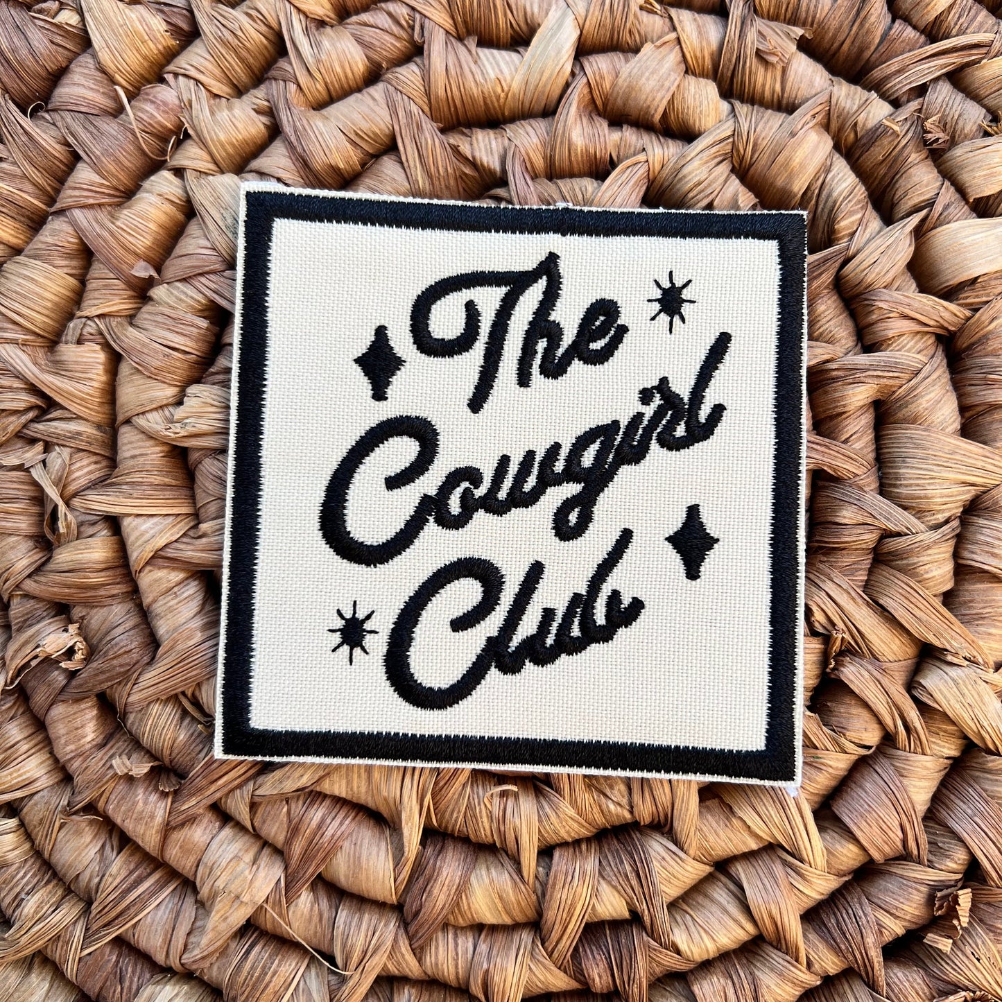 The Cowgirl Club Patch - Iron On Patch