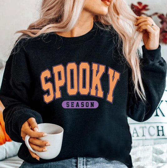 Spooky Season Crewneck - Halloween Crewneck - halloween spooky sweatshirt