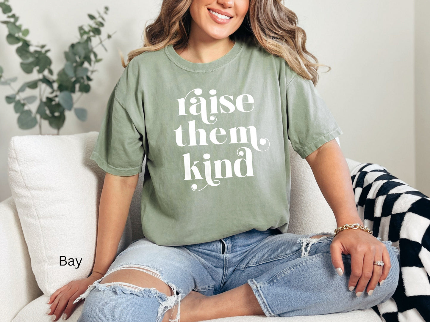 Raise Them Kind - Comfort Colors Shirt - Christian Mama Tee. New Mom Gift, Cool Mom Shirt, Mothers Day Gift, Birthday Gift for Mom.