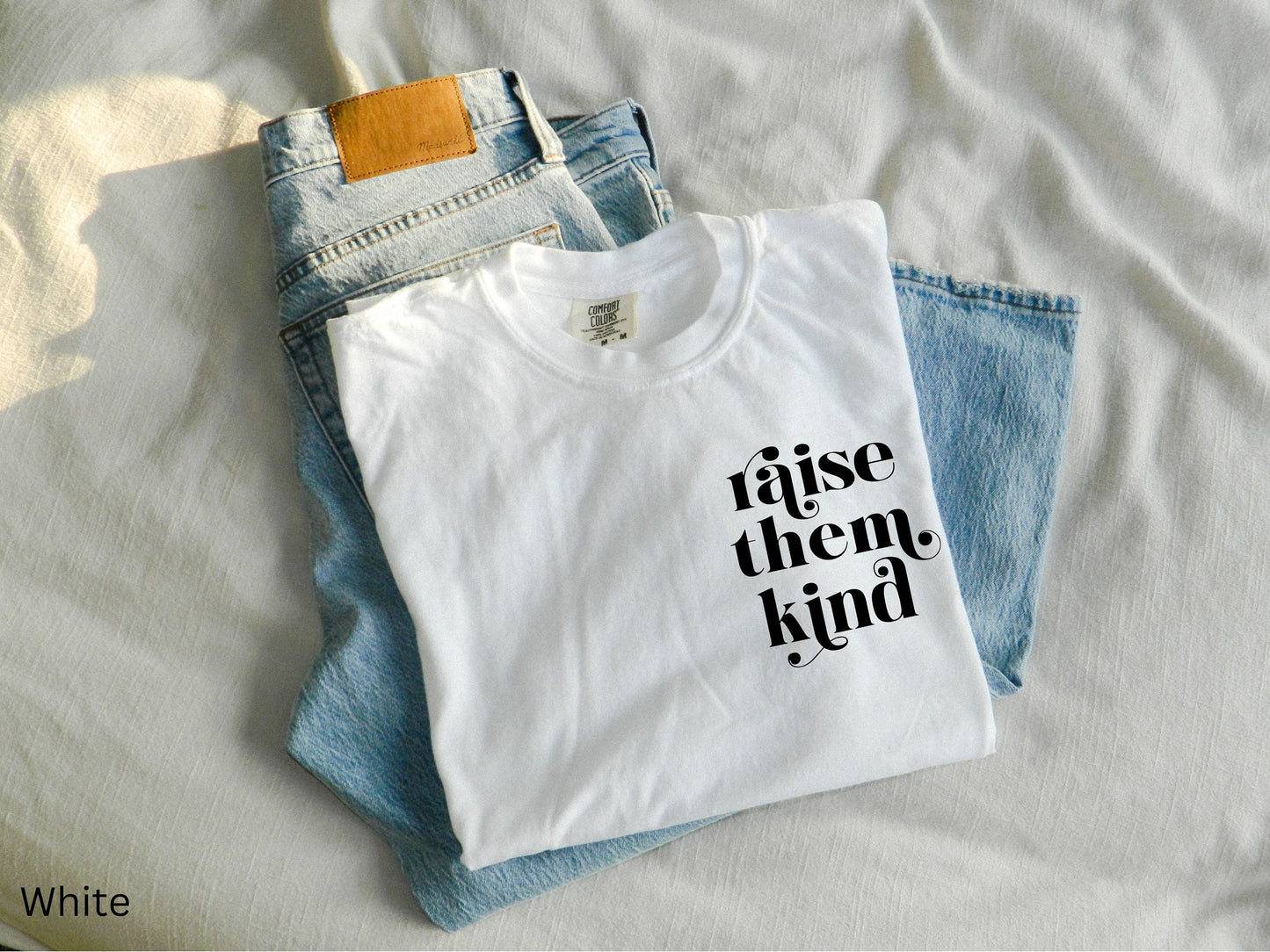 Raise Them Kind - Comfort Colors Shirt - Christian Mama Tee. New Mom Gift, Cool Mom Shirt, Mothers Day Gift, Birthday Gift for Mom.