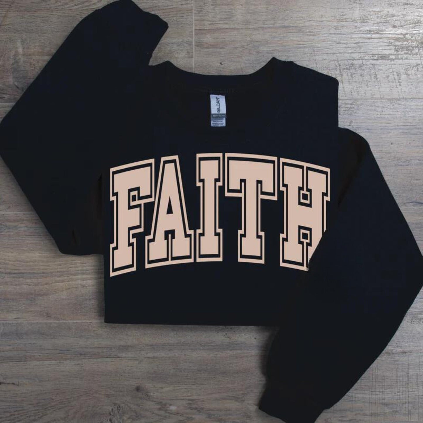 Faith University Letters Crewneck