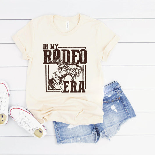 In My Rodeo Era Cowboy T-Shirt - Bella + Canvas