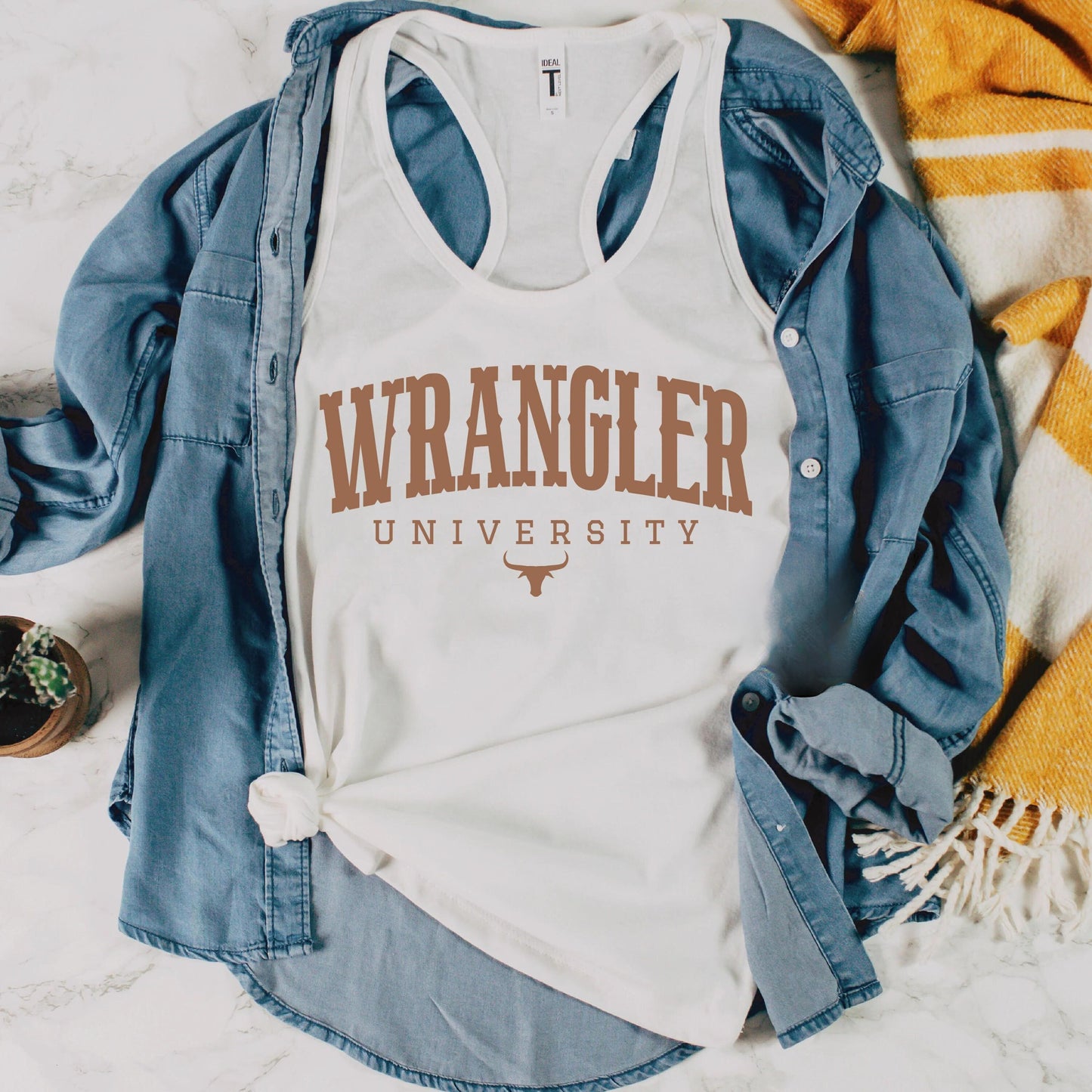 Wrangler University Tank Top - Next Level