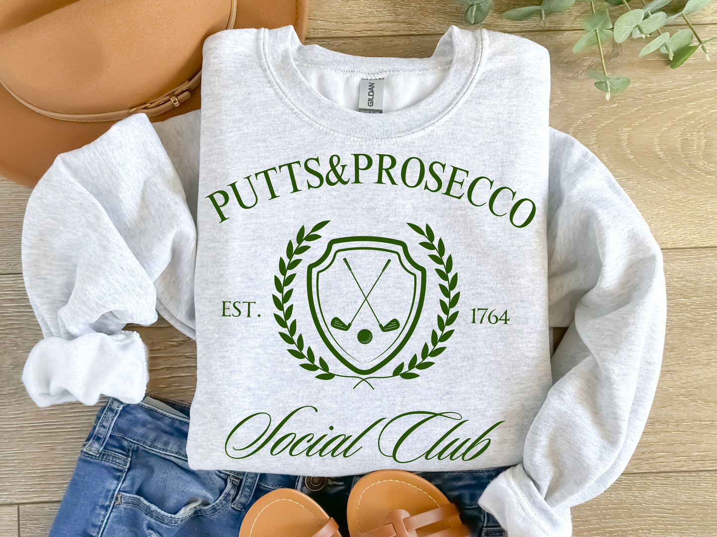 Putts & Prosecco Social Club - Girls, Golf, Bachelorette, Birthday Trip. Golf Wives, Women's Golf Gift, Golf Widows, Country Club Aesthetic