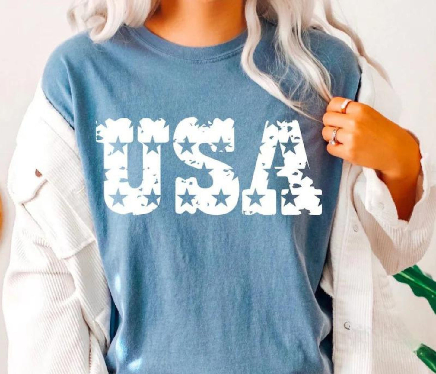 Distressed USA - Comfort Colors