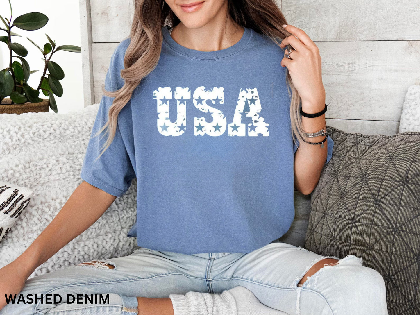 Distressed USA - Comfort Colors